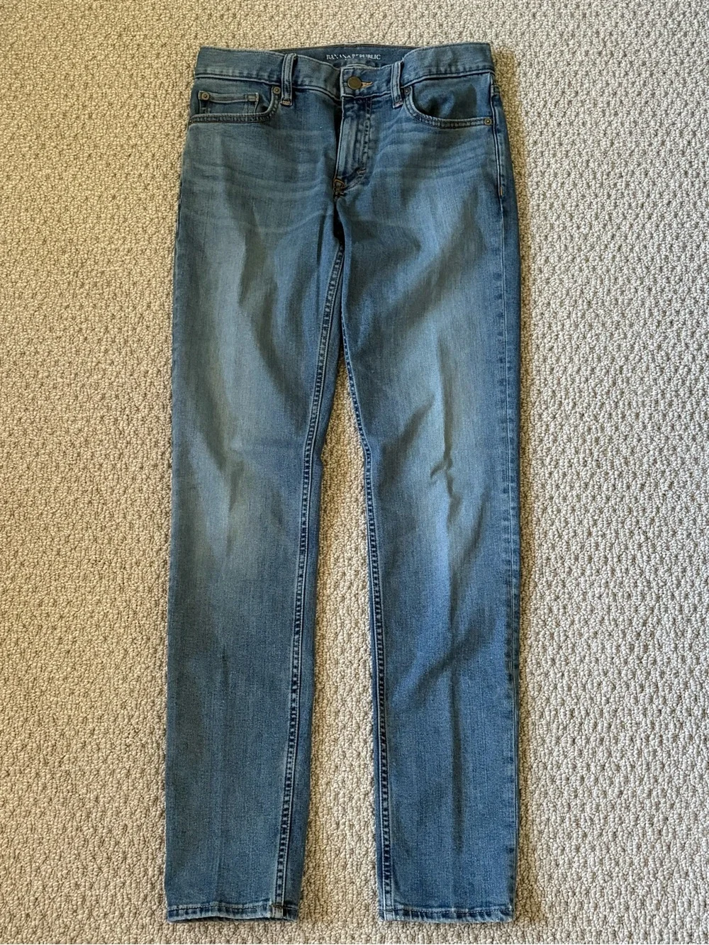 Banana Republic stretch light blue denim Travel Jeans